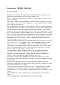 Primer Parcial para el curso de Inmunología