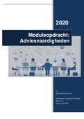 Moduleopdracht Adviesvaardigheden | Eindcijfer 8 | NCOI HBO Bachelor Toegepaste Psychologie