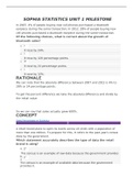 SOPHIA STATISTICS UNIT 1 MILESTONE- 2021