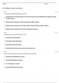 AACN ECG WRITTEN EXAM QUESTIONS WITH ALL CORRECT ANSWERS!!