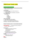 NURS 3628 - PEDS Exam 3 Study Guide.