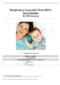 NURSING 102: Respiratory Syncytial Virus (RSV) Bronchiolitis Rapid Reasoning - Landon Brown. Case Study.