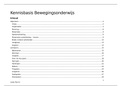 Samenvatting  Bewegingsonderwijs (PABO)