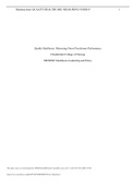 NR 506 Week 3 Assignment: Quality Healthcare: Measuring NP Performance (Collection)_Download To Score An A.