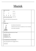 Samenvatting  Muziek leerstof 