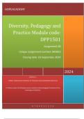 DPP1501 Assignment 04   Unique assignment number: 843822  Closing date: 03 September 2024  Question 1   THEME: PEDAGOGICAL RENEWAL OF TEACHING AND ASSESSMENT PRACTICES    1.1 Please answer the following scenario questions about pedagogical relevance of th