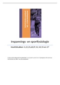 Samenvatting Inspanningen- en sportfysiologie HAN ALO