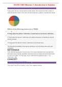 MATH 1280 Milestone 3_Introduction to Statistics (2020) – Graded A | MATH1280 Milestone 3_Introduction to Statistics (2020) – School Graded