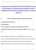 DIAGNOSIS & PSYCHOPATHOLOGY EPPP EXAM NEWEST ACTUAL EXAM COMPLETE 150 QUESTIONS AND CORRECT DETAILED ANSWERS WITH RATIONALES (VERIFIED ANSWERS) |ALREADY GRADED A+