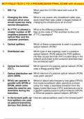 NCTI FIELD TECH 2 TO 3 PROGRESSION FINAL EXAM with Answers