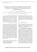 Diagnosis and Treatment of Vestibular Neuritis/Neuronitis or Peripheral Vestibulopathy (PVP)? Open Questions and Possible Answers