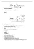 Volledige Samenvatting HR-Basics uit Sociaal Methodisch werk TS1 S2