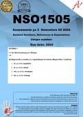 NSO1505 Asaenmente ya 2 (COMPLETE ANSWERS) Semester 2 2024