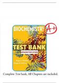 Test bank for biochemistry 1st edition miesfeld full chapter