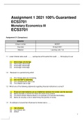 ECS3701 ASSIGNMENT O1- 2021 ANSWERS