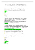 RN ATI Pharmacology Proctored Exam / ATI RN Pharmacology Proctored Exam / RN Pharmacology ATI Proctored Exam Download To Score A Grade(correct answers are highlighted in yellow)