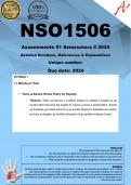 NSO1506 Asaenemente 01  (COMPLETE ANSWERS) Semester 2 2024 