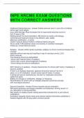 INPE NRCME EXAM QUESTIONS WITH CORRECT ANSWERS