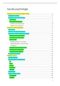 Samenvatting sociale psychologie Vives Kortrijk_2020-2021
