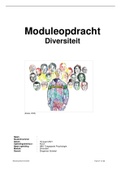 Moduleopdracht diversiteit beoordeeld 01-04-'21 met een 9! Incl. exameninformatie en beoordeling