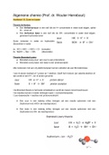 algemene chemie Hoofdstuk 15: Zuren en basen