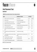 Oral Placement Test