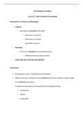 Chamberlain College of Nursing - NR 103 Lesson 1 Study Guide