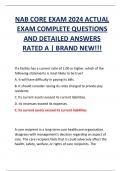 NAB CORE EXAM 2024 ACTUAL  EXAM COMPLETE QUESTIONS  AND DETAILED ANSWERS  RATED A | BRAND NEW!!! 