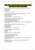 EEG board prep ASAP test prep Exam Questions with Solutions