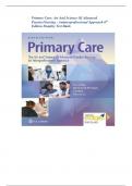 Test Bank for Primary Care Art and Science of Advanced Practice Nursing-an Interprofessional Approach 6th Edition- Dunphy