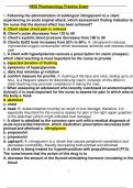 Pharmacology hesi version 2 over 170 exam review questions and answers (december 2022 exam) fortis college.pdf 23