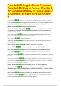 Campbell-Biology-in-Focus Chapter-1,  Campbell Biology in Focus - Chapter 2,  AP Campbell Biology in Focus Chapter  3, Campbell Biology in Focus Chapter  4