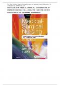 MEDICAL SURGICAL :CONCEPTS FOR INTERPROFFESSIONAL COLLABORATIVE CARE 9TH EDITION, ALL CHAPTERS with CORRECT ANSWERS . Test Bank for 2024-2025