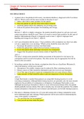 Nursing Management: Lower Gastrointestinal Problems Test Bank | Lower Gastrointestinal Problems Test Bank (answered) Spring 2021 > A+