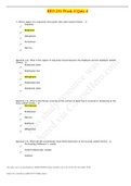 Chamberlain College of Nursing - ANATOMY BIO 251 Week 4 Quiz 4/ANATOMY BIO 251 Week 4 Quiz 4_Verified Answers.