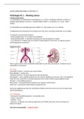 Samenvatting alle hoorcolleges en werkcollege's Pathologie en Dieetleer van Nefrologie en Geriatrie 5.2