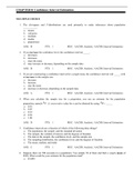 CHAPTER 8 Confidence Interval Estimation TESTBANK QUESTIONS VERIFIED A+