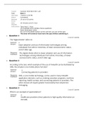 BUSI 505 Quiz 3_BUSI 505 HEALTH CARE INFORMATICS Quiz 3 Questions and Answers.