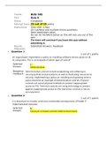 BUSI 505 Quiz 6_ BUSI 505 HEALTH CARE INFORMATICS Quiz 6 Questions and Answers.