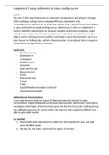 BTEC Applied Science unit 2, assignment 2, using calorimetry to study cooling curves 