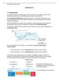 Economie 4/5HAVO goede tijden, slechte tijden H1&2 samenvatting