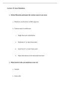 Arizona State University - BIO 340 EXAM 4 (Latest 2021) Correct Study Guide, Download to Score A