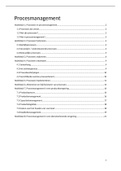 Procesmanagement (Rienk Stuive) hoofdstuk 1 t/m 8 samengevat