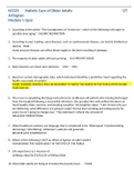 N3325 Holistic Care of Older Adults UT Arlington Module 1 Quiz (NURS3325)/ N3325 Holistic Care of Older Adults UT Arlington Module 1 Quiz And Answers