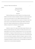 Medicare and Medicaid.docx  Running Head:  MEDICARE AND MEDICAID                                                                                1  MN 507  Medicare and Medicaid  Purdue Global University MN 507  Introduction  Medicaid and Medicare play an 