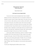 BU 224 Unit2  1 .docx    BU224  International Trade and Multiculturalism  Purdue Global University  International Trade and Multiculturalism  I was never one to look too much into international trade, I had never thought it affected my life. However, look