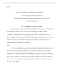 Unit 7 Paper  Strategic Planning.docx  HS450  UNIT 7 MANAGEMENT TOOLS AND TECHNIQUES  Unit 7 Management Tools and Techniques  HS450 Strategic Planning and Organizational Development for Health Care  Purdue Global University  Unit 7 Management Tools and Te