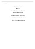 Unit 3 assignment Team A.docx  MT217-04  Walmart Financial Analysis: 2013-2015  Purdue University Global MT217-04:   Compiler: Travis Mahnke (Student A) Liquidity Ratios: Misty Bujanda (Student B)  Activity Ratios:  David Vice (Student C) Profitability Ra