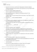 Arizona State University - BIO 181 Module 3 Self-Check General Biology I (Latest 2021) Correct Study Guide, Download to Score A