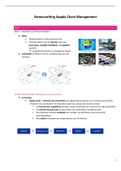 Samenvatting Supply chain management  (VUB)